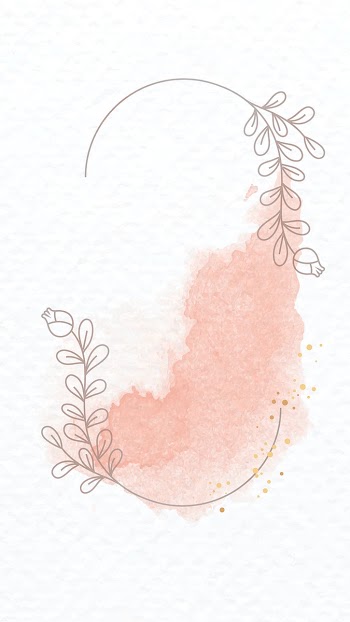 Frame vector in pink floral ornament… | Free stock illustration | High Resolution graphic