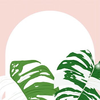 Frame vector monstera tropical botanical… | Free stock illustration | High Resolution graphic