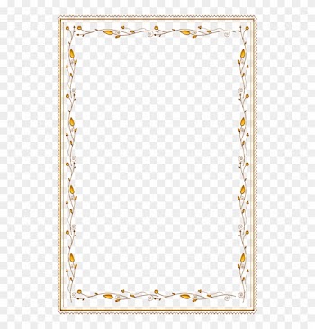 Frame Vintage Gold Ornate - Beauty And The Beast Border