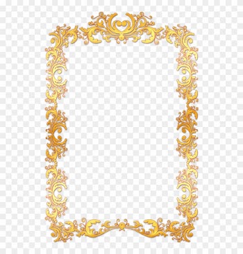 Frame Vintage Gold Ornate - Gold Vintage Frame Border Png