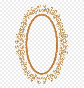 Frame Vintage Gold Ornate - Oval Vintage Gold Frame