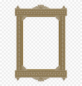 Frame Vintage Gold Ornate - Transparent Golden Frame Hd