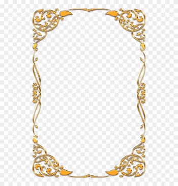 Frame Vintage Gold Ornate - Vintage Transparent Frame Gold