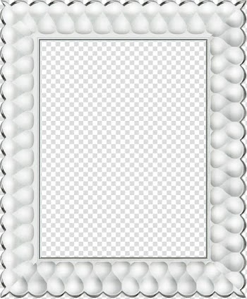 Frame White, White edge transparent background PNG clipart