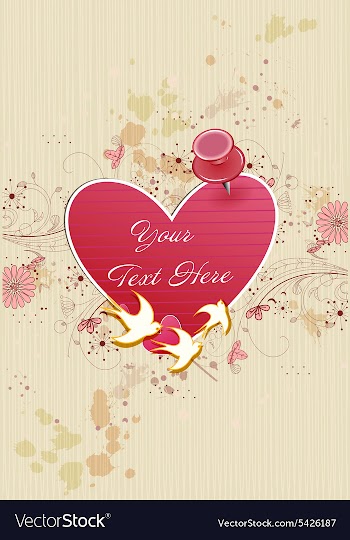 Frame with flowers vector image
