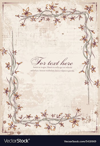 Frame with grunge vector image