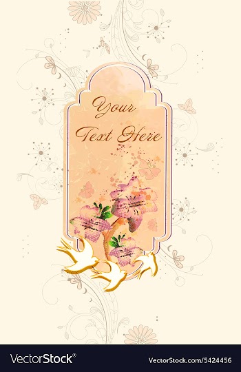 Frame with grunge vector image