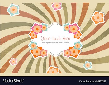 Frame with rays vector image