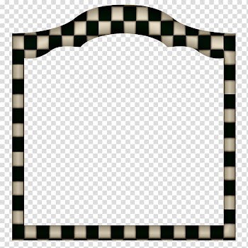 Frames 0586 0584 0583, black frame transparent background PNG clipart