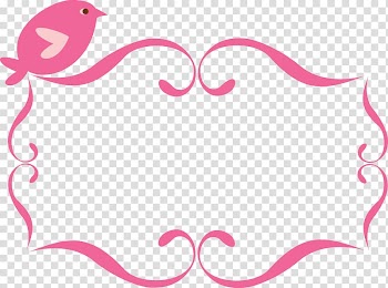 Frames 1 KZNTV Essential oil Pink White, pink border transparent background PNG clipart