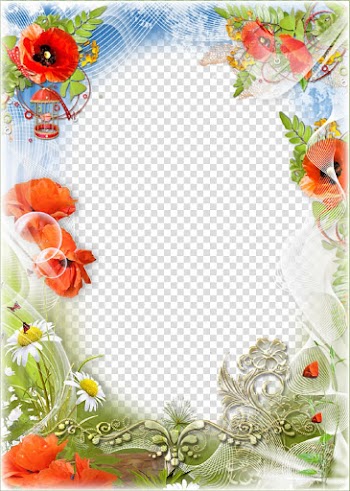 Frames , Abstract Floral Frame transparent background PNG clipart