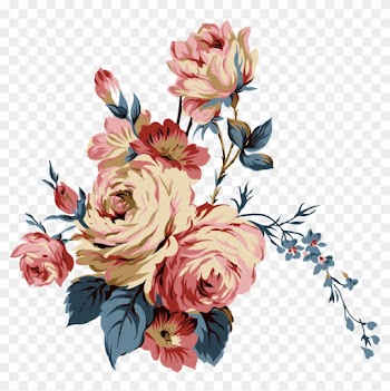 Frames &amp; Png - Flowers Vintage Illustration Png