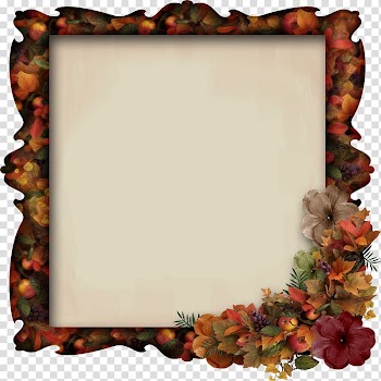 Frames, autumn transparent background PNG clipart