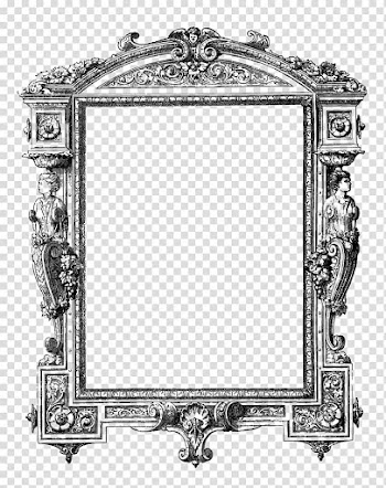 Frames Baroque Decorative arts Scooter Cycling, digital illustration transparent background PNG clipart