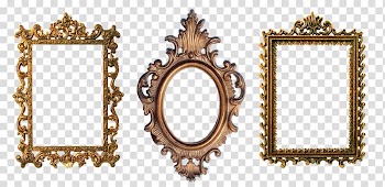 Frames, baroque transparent background PNG clipart