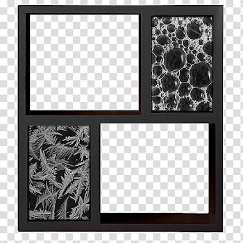 Frames , black wooden floral frame transparent background PNG clipart
