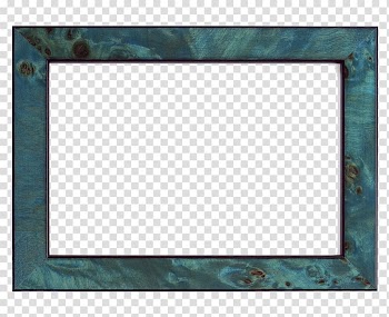 Frames Blue Digital frame, black frame transparent background PNG clipart