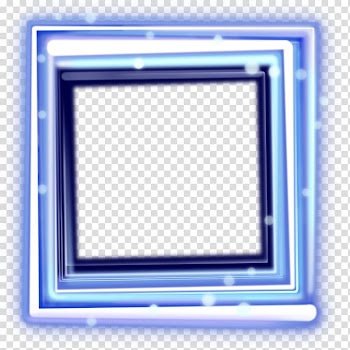 Frames , blue frame transparent background PNG clipart