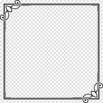 Frames Borders and Frames Drawing Decorative arts Ornament, line frame transparent background PNG clipart