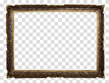 Frames, brown borderline transparent background PNG clipart