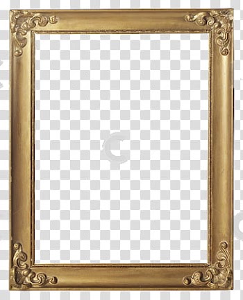 Frames, brown borderline transparent background PNG clipart
