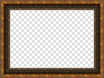 Frames, brown frame transparent background PNG clipart