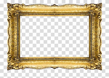 Frames, brown wooden frame wall decor transparent background PNG clipart