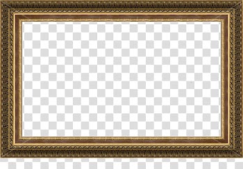 Frames, brown wooden frame wall decor transparent background PNG clipart