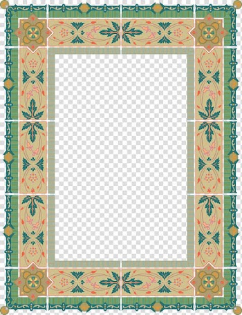 Frames CorelDRAW Art Nouveau , border transparent background PNG clipart