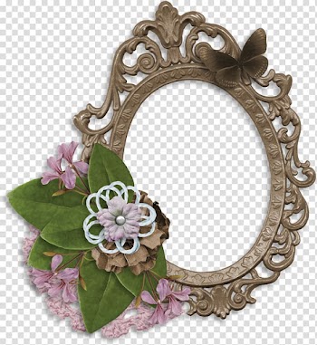Frames Digital Flower , beaver transparent background PNG clipart