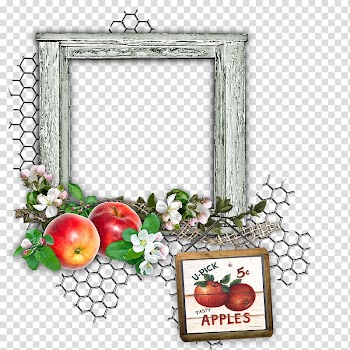 Frames Digital scrapbooking, autumn fruits transparent background PNG clipart