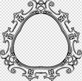 Frames Drawing Black and white , painting transparent background PNG clipart
