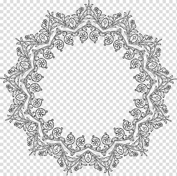 Frames Drawing , garland frame transparent background PNG clipart