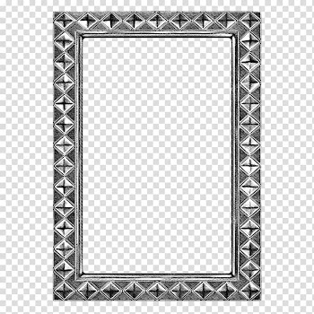 Frames Drawing , silver frame transparent background PNG clipart