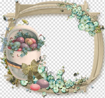 Frames Easter, cement transparent background PNG clipart