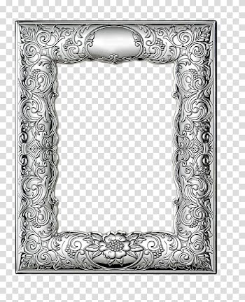 Frames Film frame, colored silver ingot transparent background PNG clipart