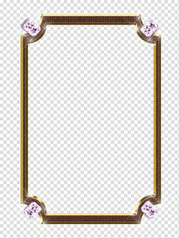 Frames Film frame Painting Lesson, golden frame transparent background PNG clipart