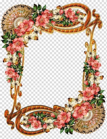 Frames Floral design , Decoupage Vintage transparent background PNG clipart