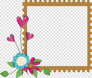 Frames Floral design , frilly border transparent background PNG clipart