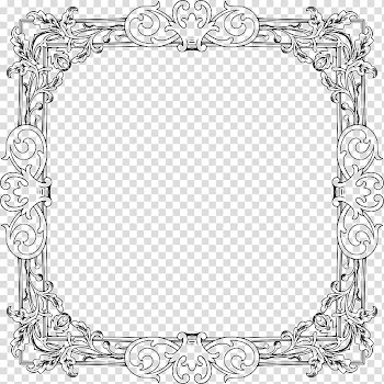 Frames , floral frame transparent background PNG clipart