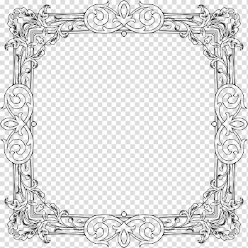 Frames , floral frame transparent background PNG clipart
