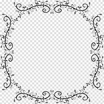 Frames , flourish frame transparent background PNG clipart