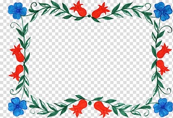 Frames Flower Color , flower frame transparent background PNG clipart
