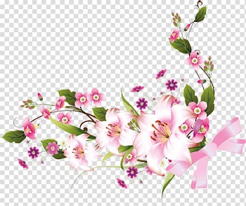 Frames Flower , floral frame transparent background PNG clipart