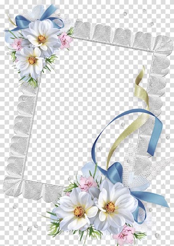 Frames Flower, Flower Framework transparent background PNG clipart