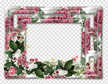 Frames Flower, flower transparent background PNG clipart