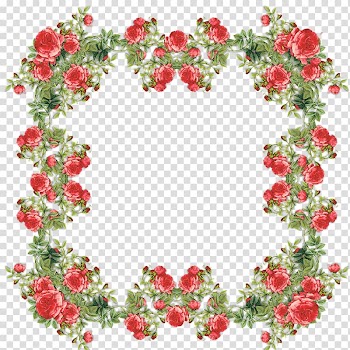 Frames Flower Rose Floral design , flower transparent background PNG clipart