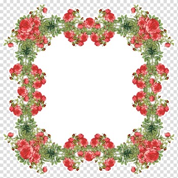 Frames Flower , transparent background PNG clipart