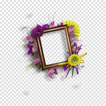 Frames , flower transparent background PNG clipart