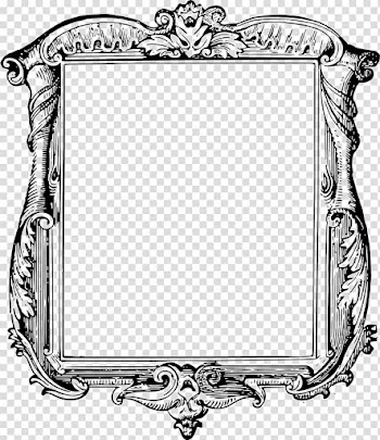 Frames , french decorative frame transparent background PNG clipart